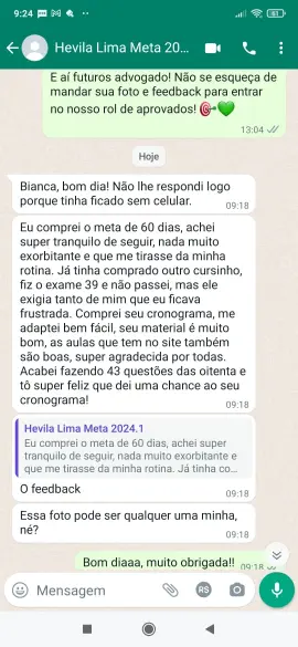 23. Hevila - pós reprovação Meta OAB